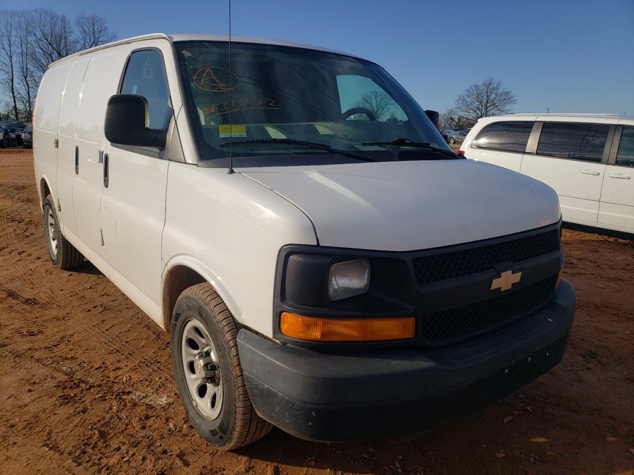 CHEVROLET EXPRESS G1 2013 with VIN 1GCSGAFXXD1111413 - Photo from auction