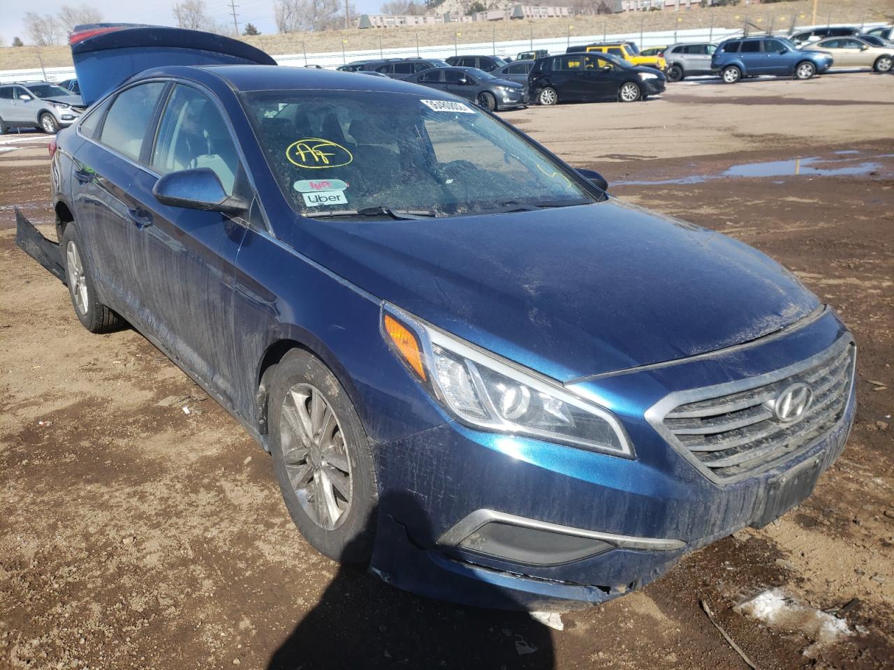 HYUNDAI SONATA SE 2016 with VIN 5NPE24AF7GH395995 - Photo from auction