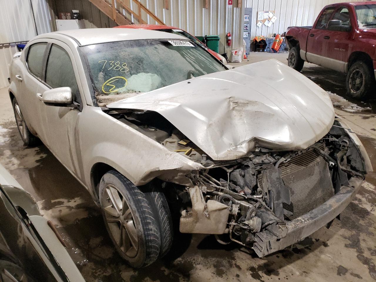 DODGE AVENGER SX 2012 with VIN 1C3CDZCB1CN265878 - Photo from auction