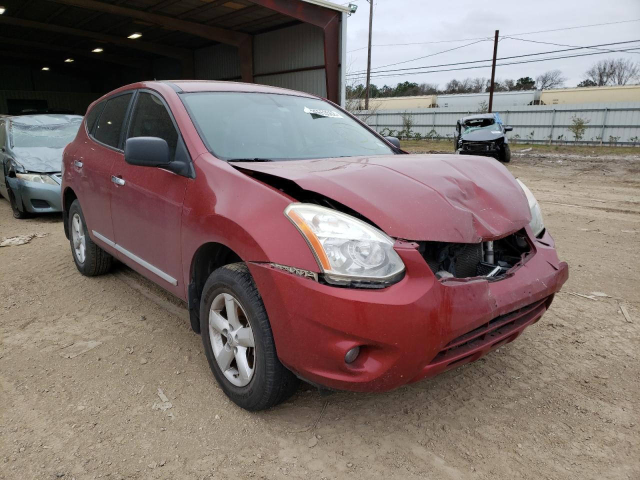 NISSAN ROGUE S 2012 with VIN JN8AS5MT1CW281909 - Photo from auction