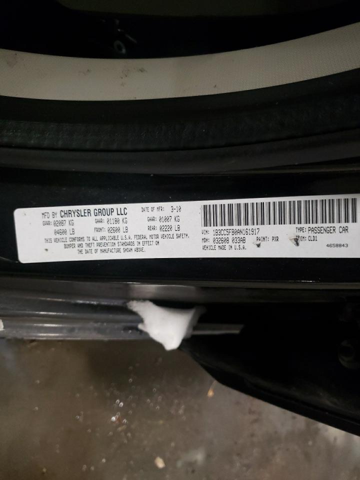 Photo 10 from auction – 2010 DODGE AVENGER R/ with VIN 1B3CC5FB0AN161917