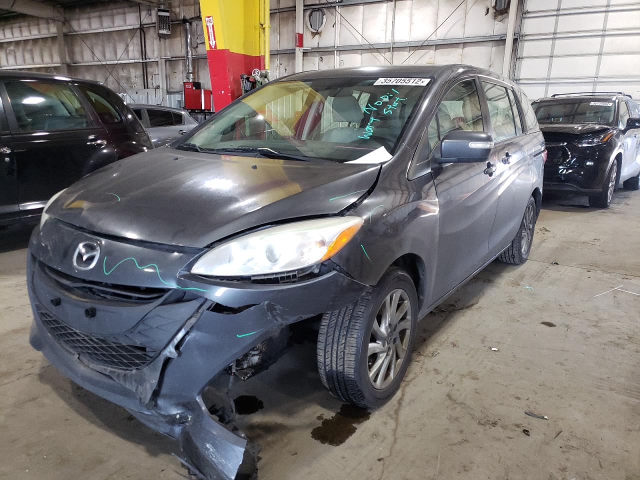 Photo 2 from auction – 2014 MAZDA 5 SPORT with VIN JM1CW2BL5E0166293