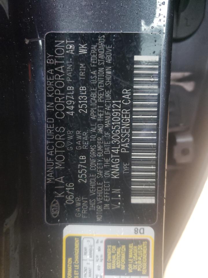 Photo 10 from auction – 2016 KIA OPTIMA LX with VIN KNAGT4L30G5109121