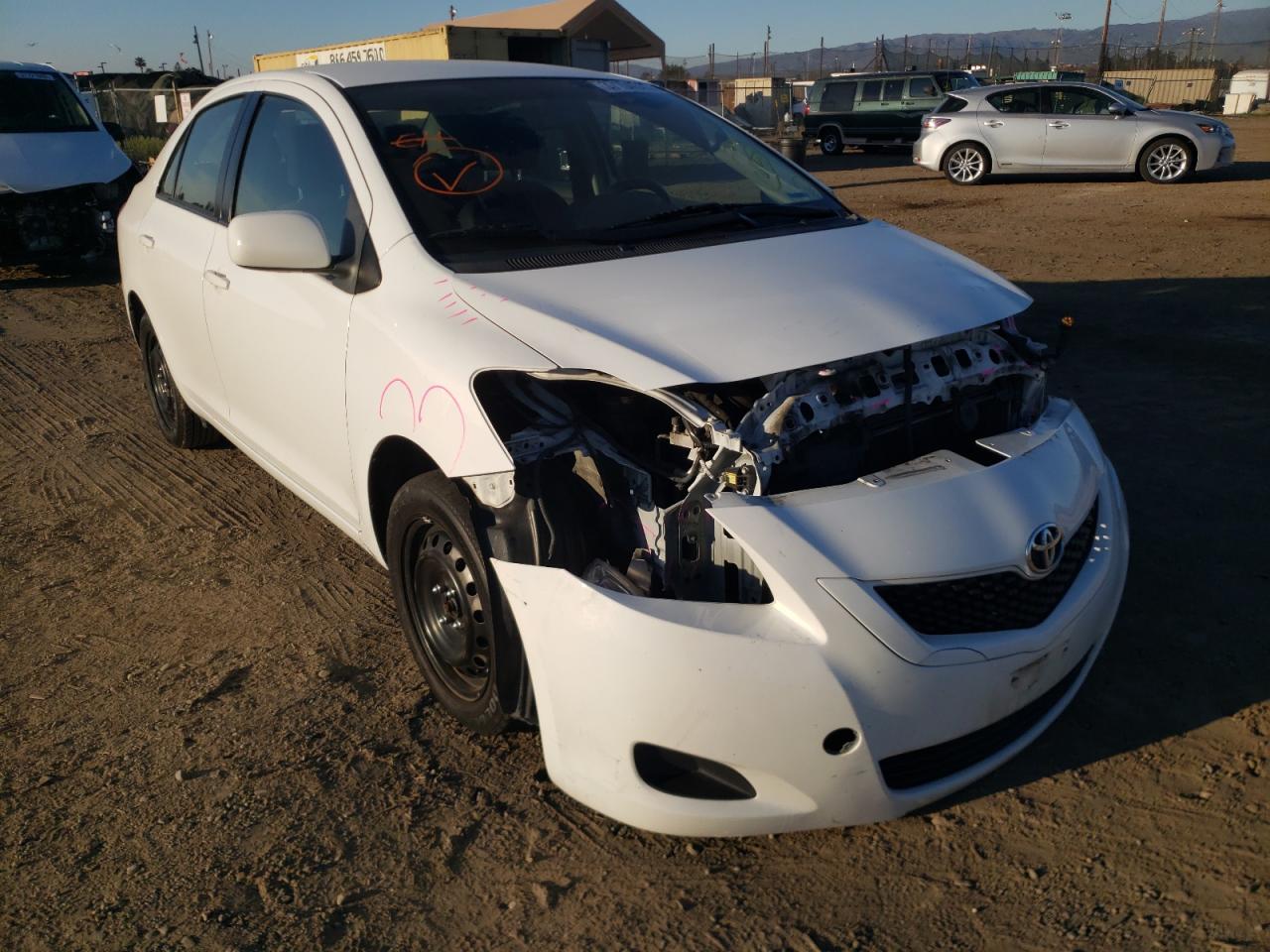 TOYOTA YARIS 2012 with VIN JTDBT4K38CL016139 - Photo from auction