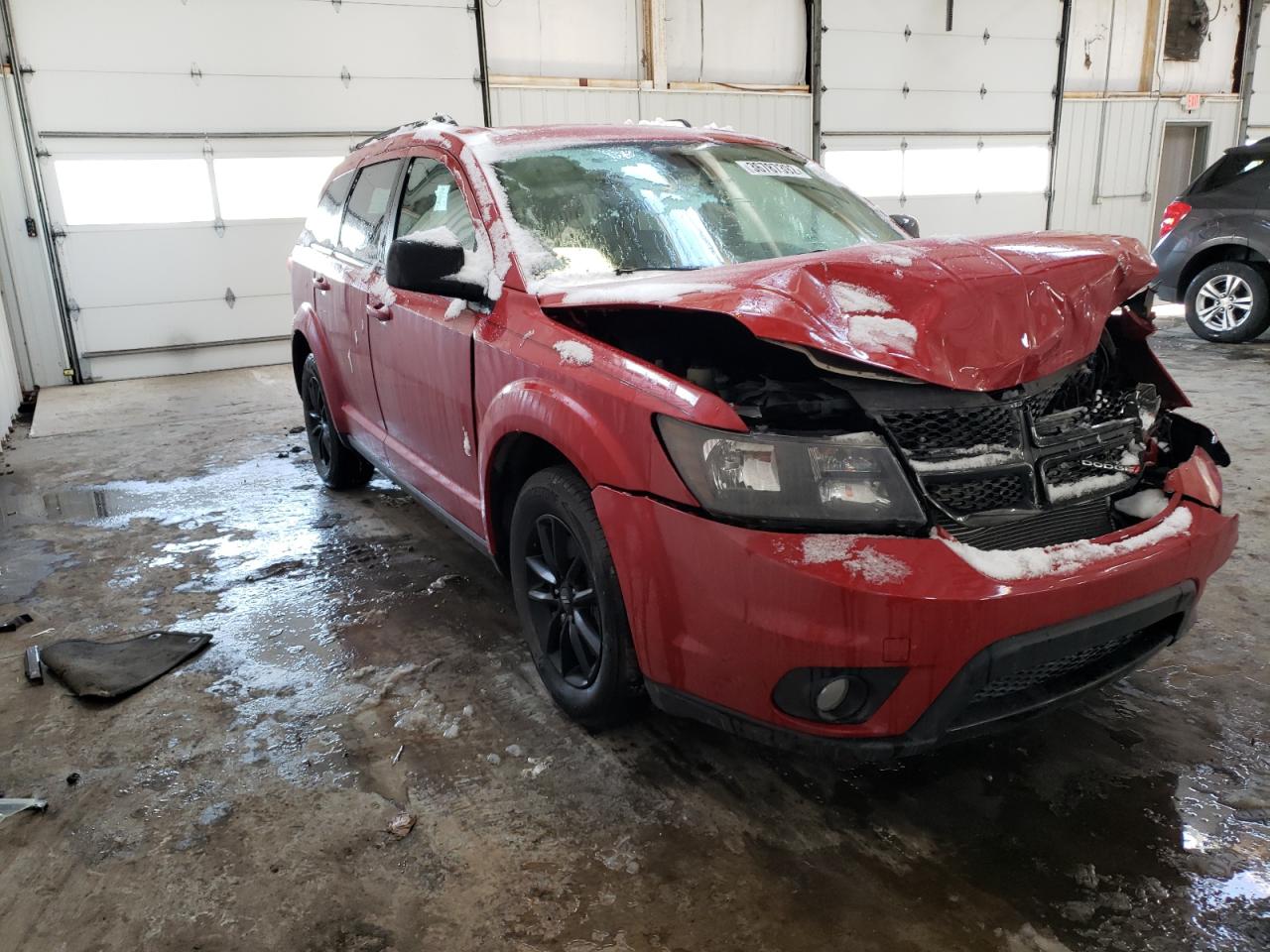 DODGE JOURNEY SE 2019 with VIN 3C4PDCBB1KT859736 - Photo from auction