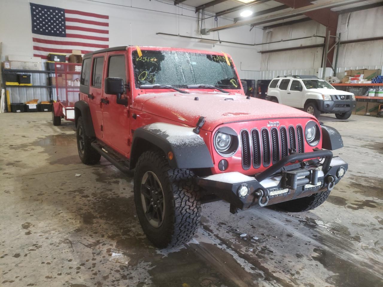 JEEP WRANGLER U 2013 with VIN 1C4BJWDG1DL625432 - Photo from auction