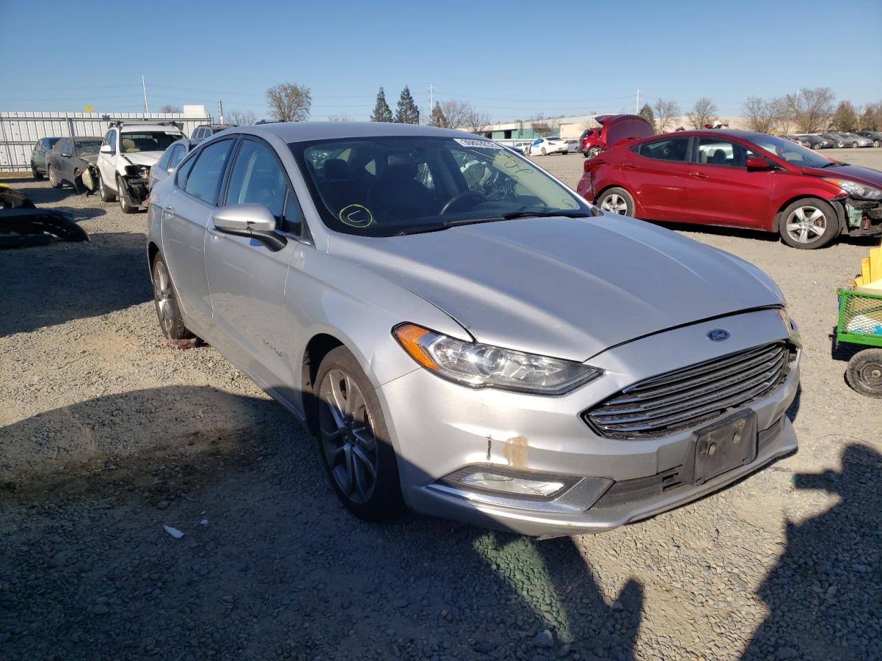 FORD FUSION SE 2017 with VIN 3FA6P0LU6HR300244 - Photo from auction