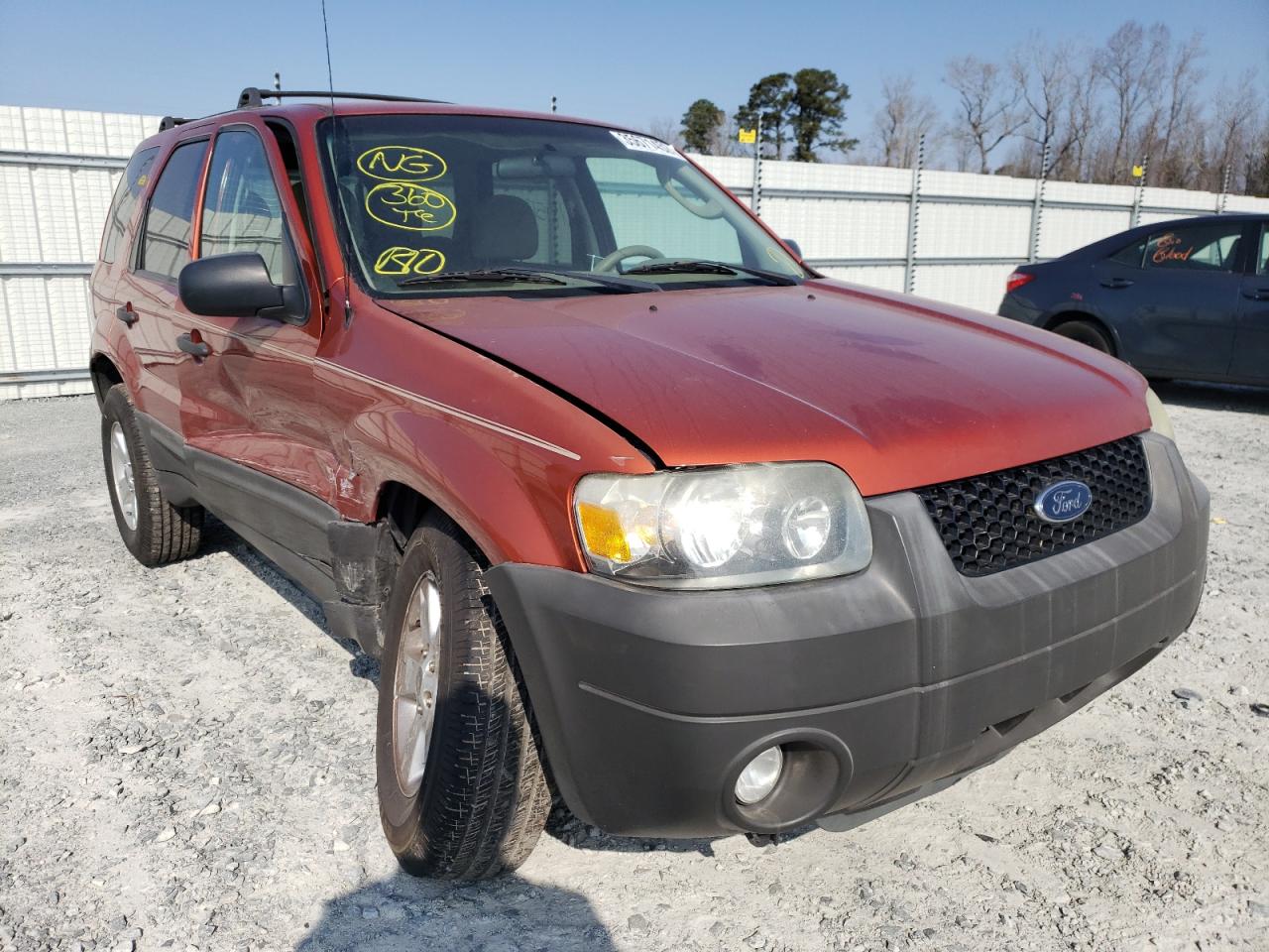 FORD ESCAPE XLT 2007 with VIN 1FMCU03Z17KA41744 - Photo from auction