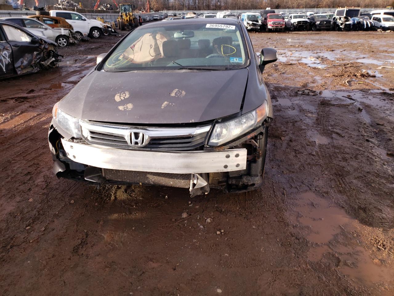 Photo 9 from auction – 2012 HONDA CIVIC LX with VIN 2HGFB2F59CH521089