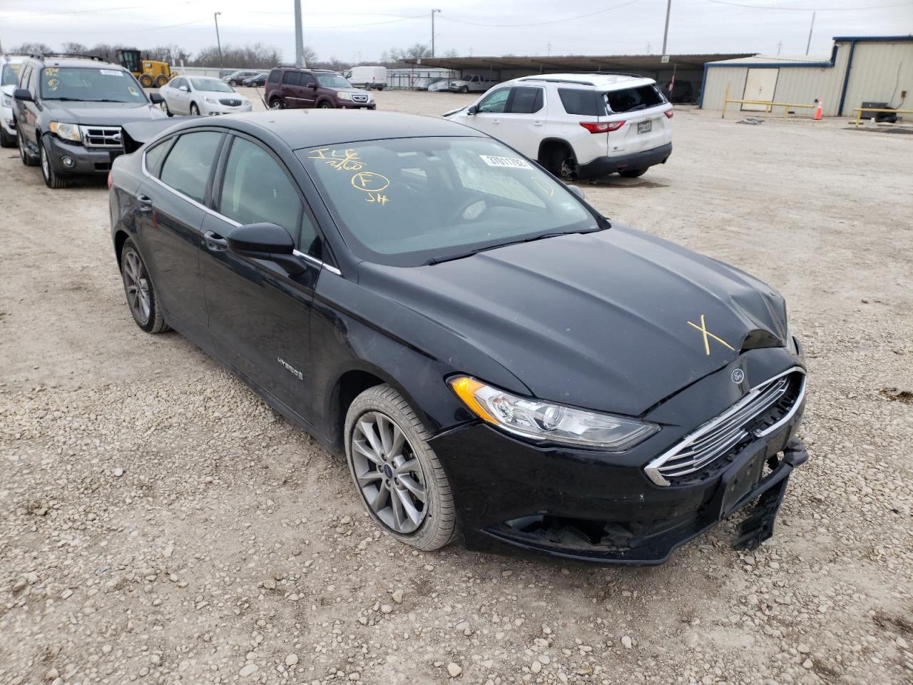FORD FUSION SE 2017 with VIN 3FA6P0LU6HR296289 - Photo from auction