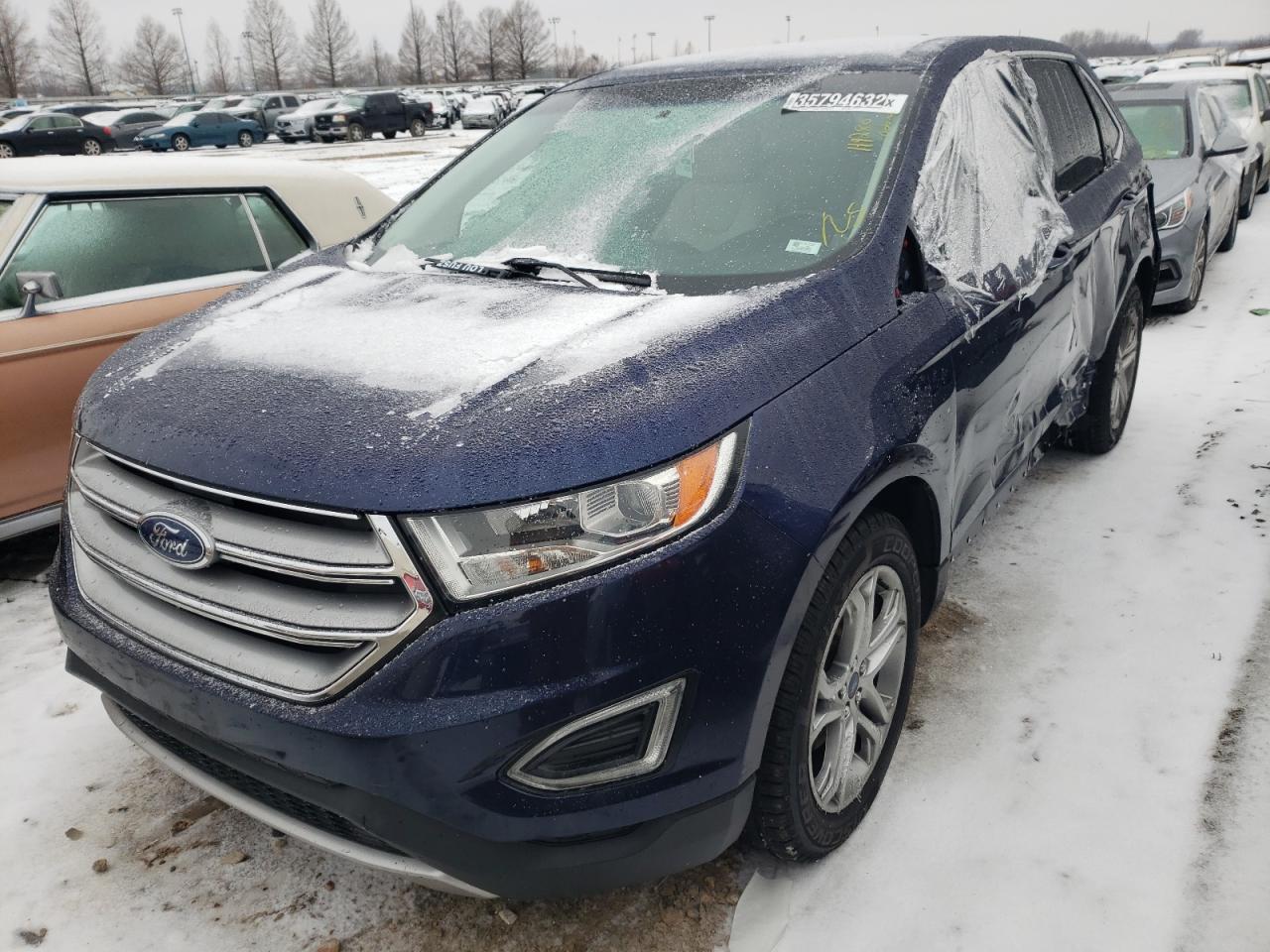 Photo 2 from auction – 2016 FORD EDGE TITAN with VIN 2FMPK3K94GBB67875