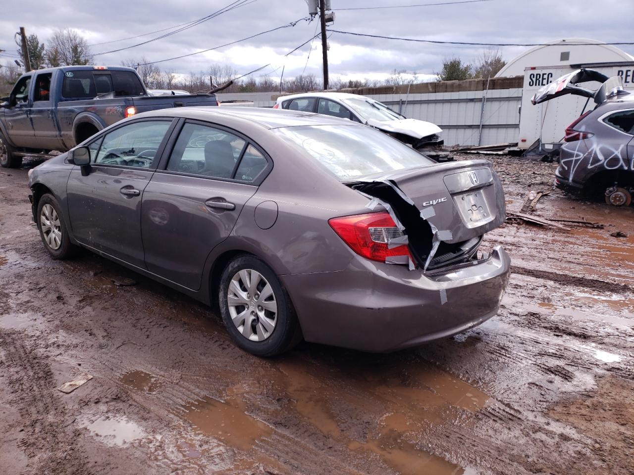 Photo 3 from auction – 2012 HONDA CIVIC LX with VIN 2HGFB2F59CH521089