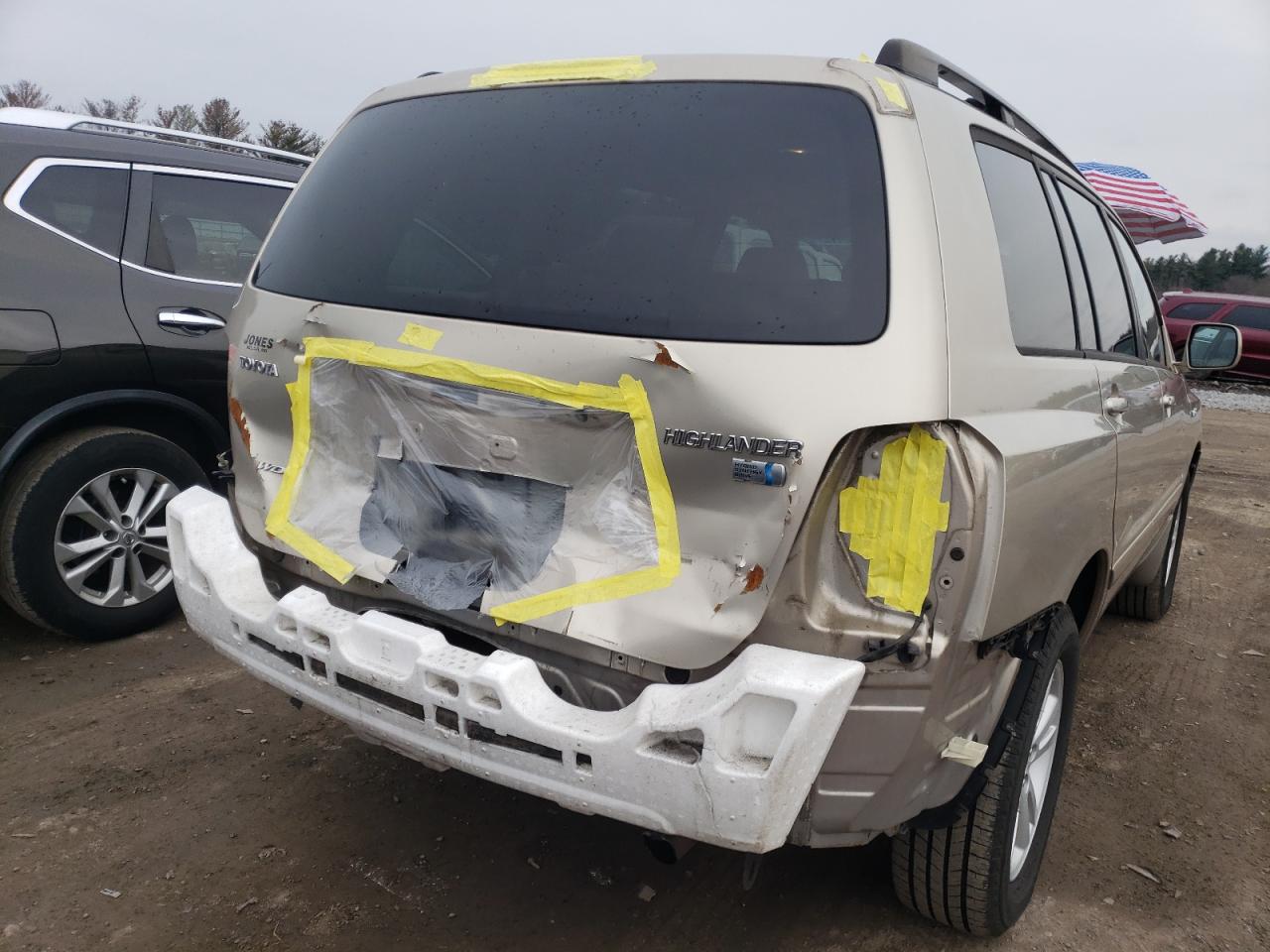 Photo 9 from auction – 2007 TOYOTA HIGHLANDER with VIN JTEHW21A870042006