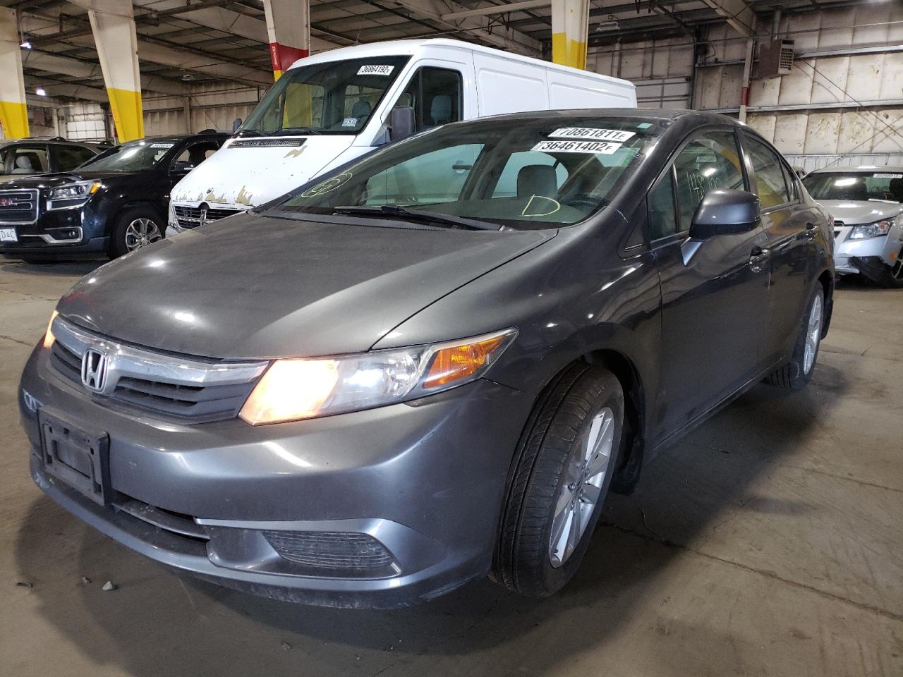 Photo 2 from auction – 2012 HONDA CIVIC EX with VIN 2HGFB2F8XCH300658