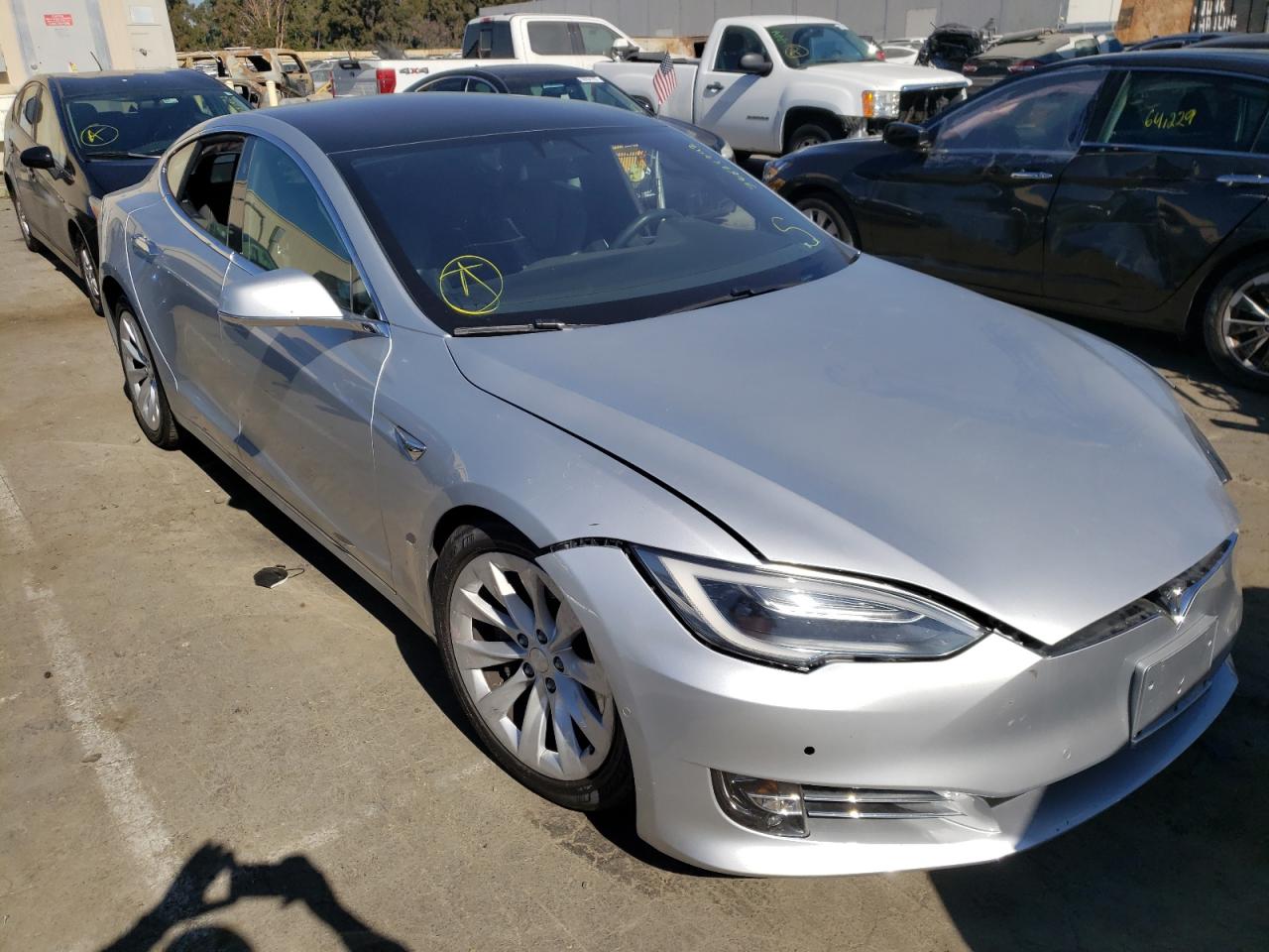 TESLA MODEL S 2017 with VIN 5YJSA1E17HF202621 - Photo from auction