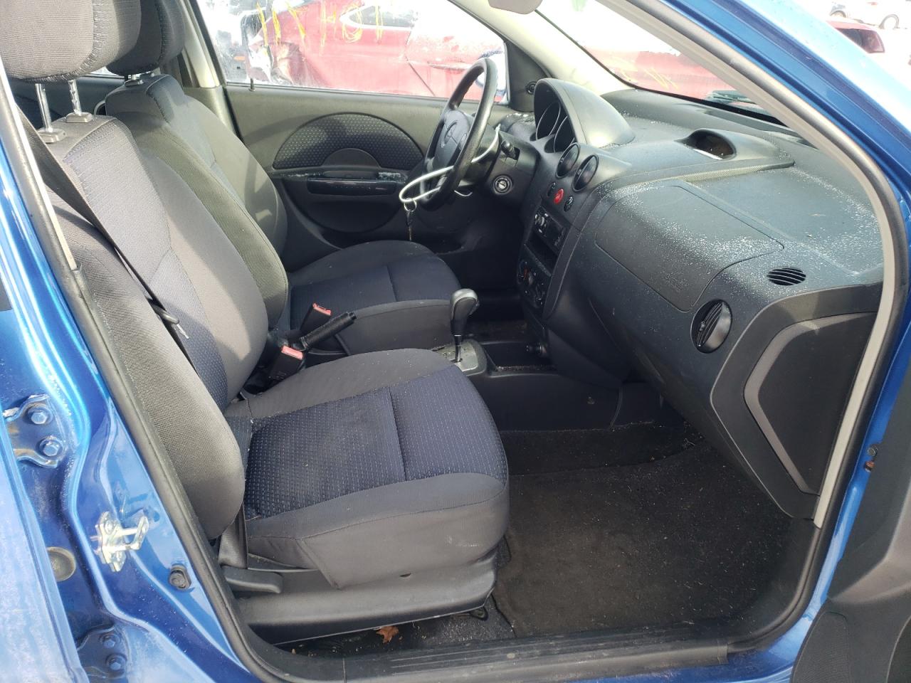 Photo 5 from auction – 2008 CHEVROLET AVEO BASE with VIN KL1TD66608B252175
