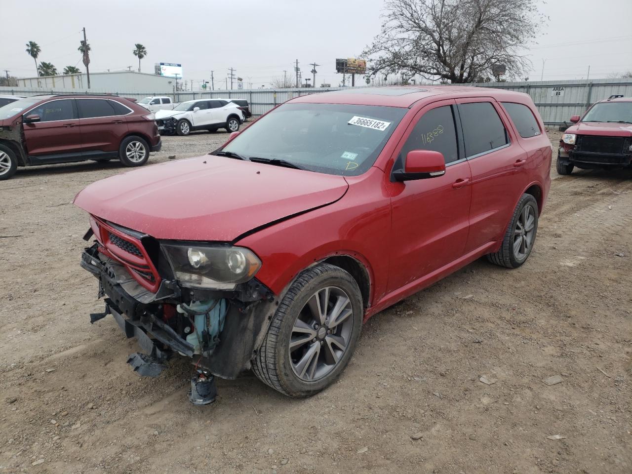 Photo 2 from auction – 2013 DODGE DURANGO R/ with VIN 1C4SDHCT7DC673891