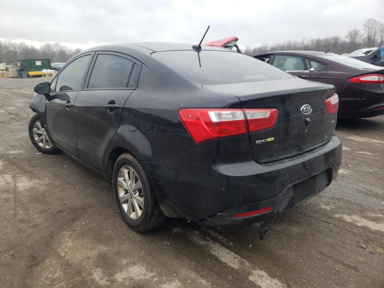 Photo 3 from auction – 2013 KIA RIO EX with VIN KNADN4A38D6117215