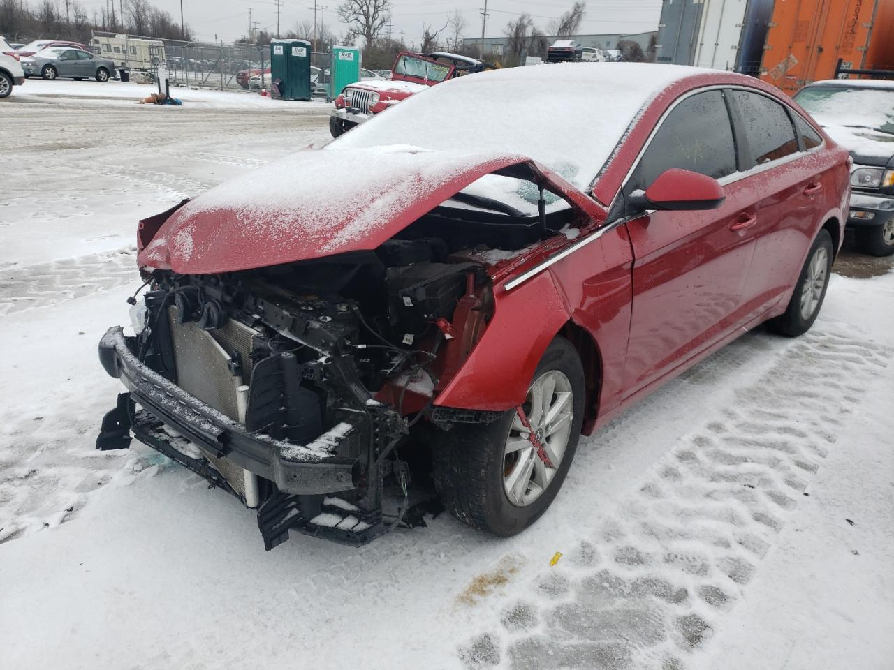 Photo 2 from auction – 2017 HYUNDAI SONATA SE with VIN 5NPE24AF6HH564387