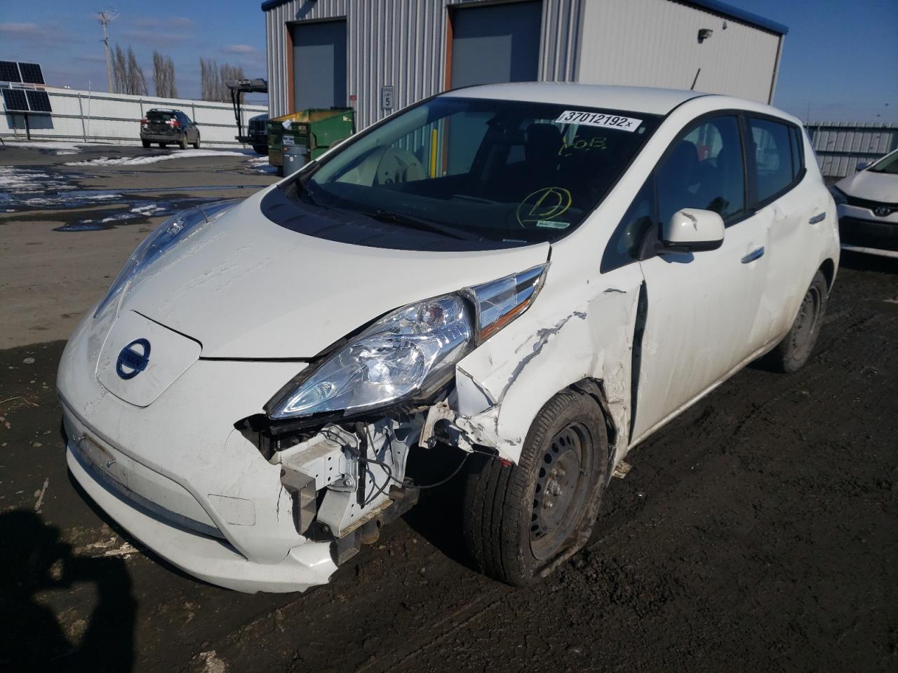 Photo 2 from auction – 2015 NISSAN LEAF S with VIN 1N4AZ0CP8FC331456