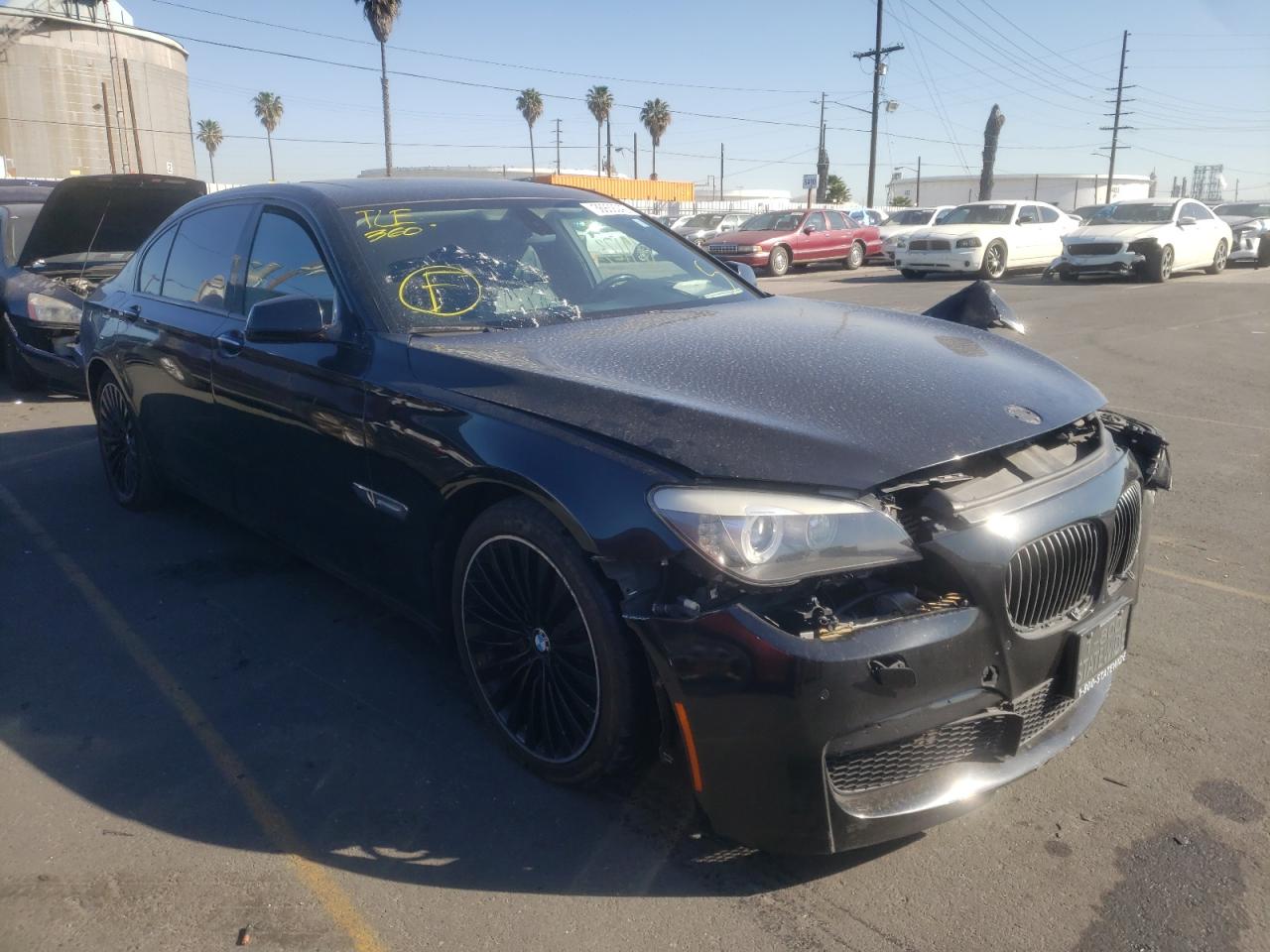 BMW 750 LI 2012 with VIN WBAKB8C52CC964317 - Photo from auction