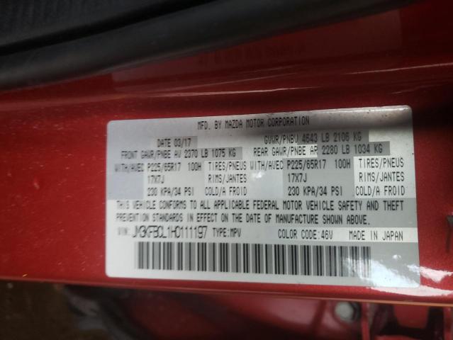 Photo 10 from auction – 2017 MAZDA CX-5 TOURI with VIN JM3KFBCL1H0111197