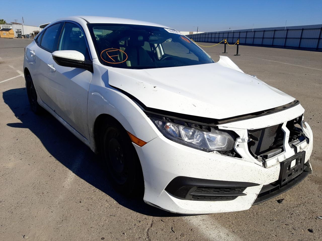 HONDA CIVIC LX 2018 with VIN 2HGFC2F52JH540951 - Photo from auction