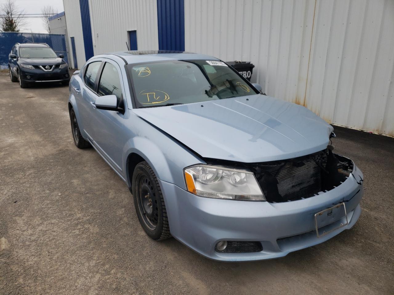 DODGE AVENGER SX 2013 with VIN 1C3CDZCB5DN758951 - Photo from auction
