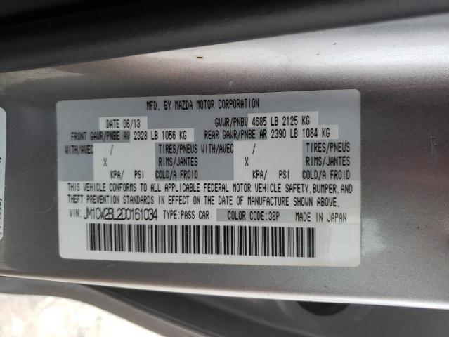 Photo 10 from auction – 2013 MAZDA 5 with VIN JM1CW2BL2D0161034
