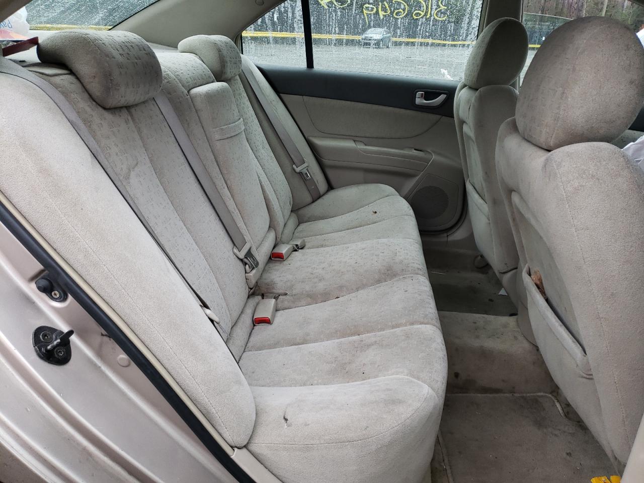 Photo 6 from auction – 2006 HYUNDAI SONATA GLS with VIN 5NPEU46F66H021220