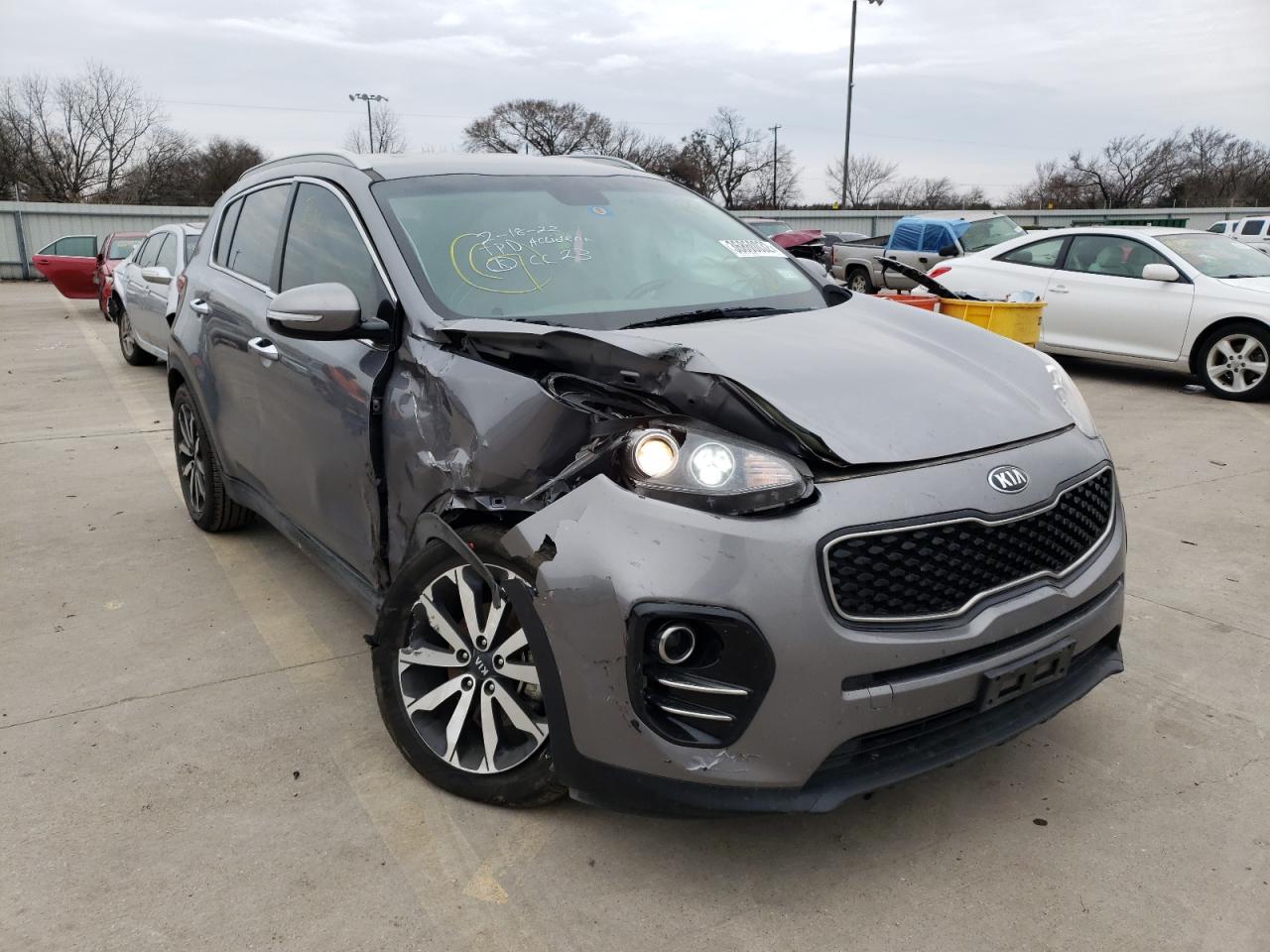 KIA SPORTAGE E 2018 with VIN KNDPN3AC0J7356497 - Photo from auction
