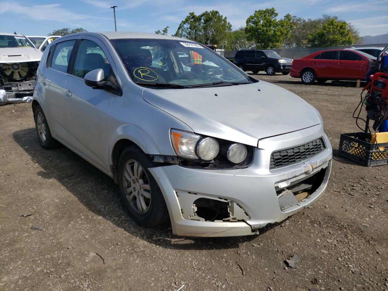 CHEVROLET SONIC LT 2012 with VIN 1G1JC6SH5C4149835 - Photo from auction