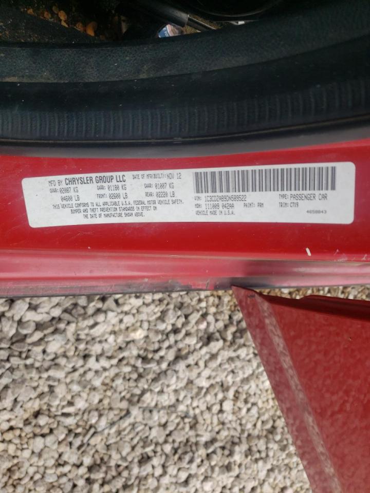 Photo 10 from auction – 2013 DODGE AVENGER SE with VIN 1C3CDZAB9DN589522