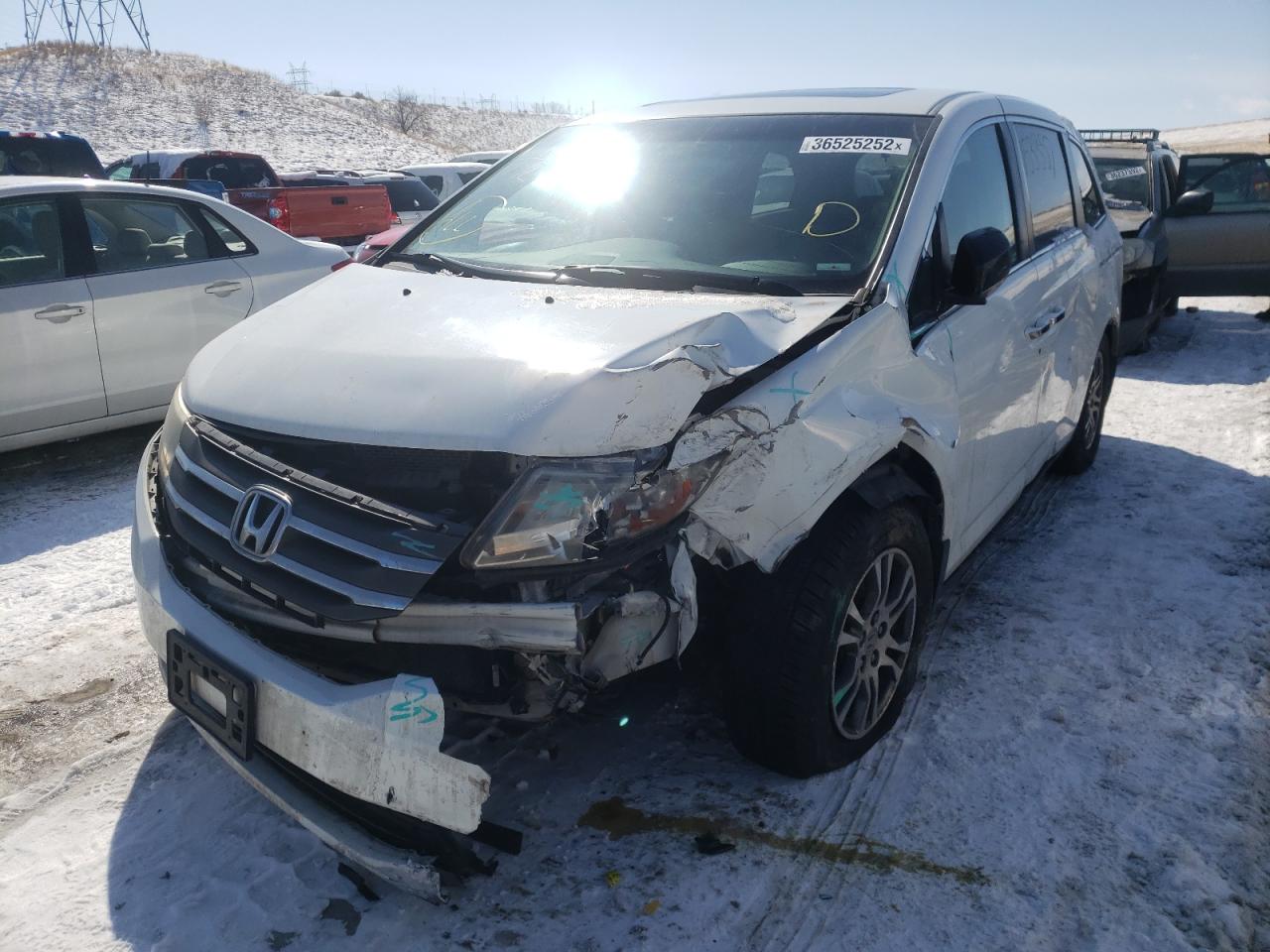 Photo 2 from auction – 2012 HONDA ODYSSEY EX with VIN 5FNRL5H6XCB062774