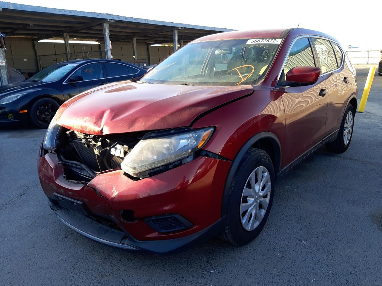Photo 2 from auction – 2016 NISSAN ROGUE S with VIN 5N1AT2MT5GC877972
