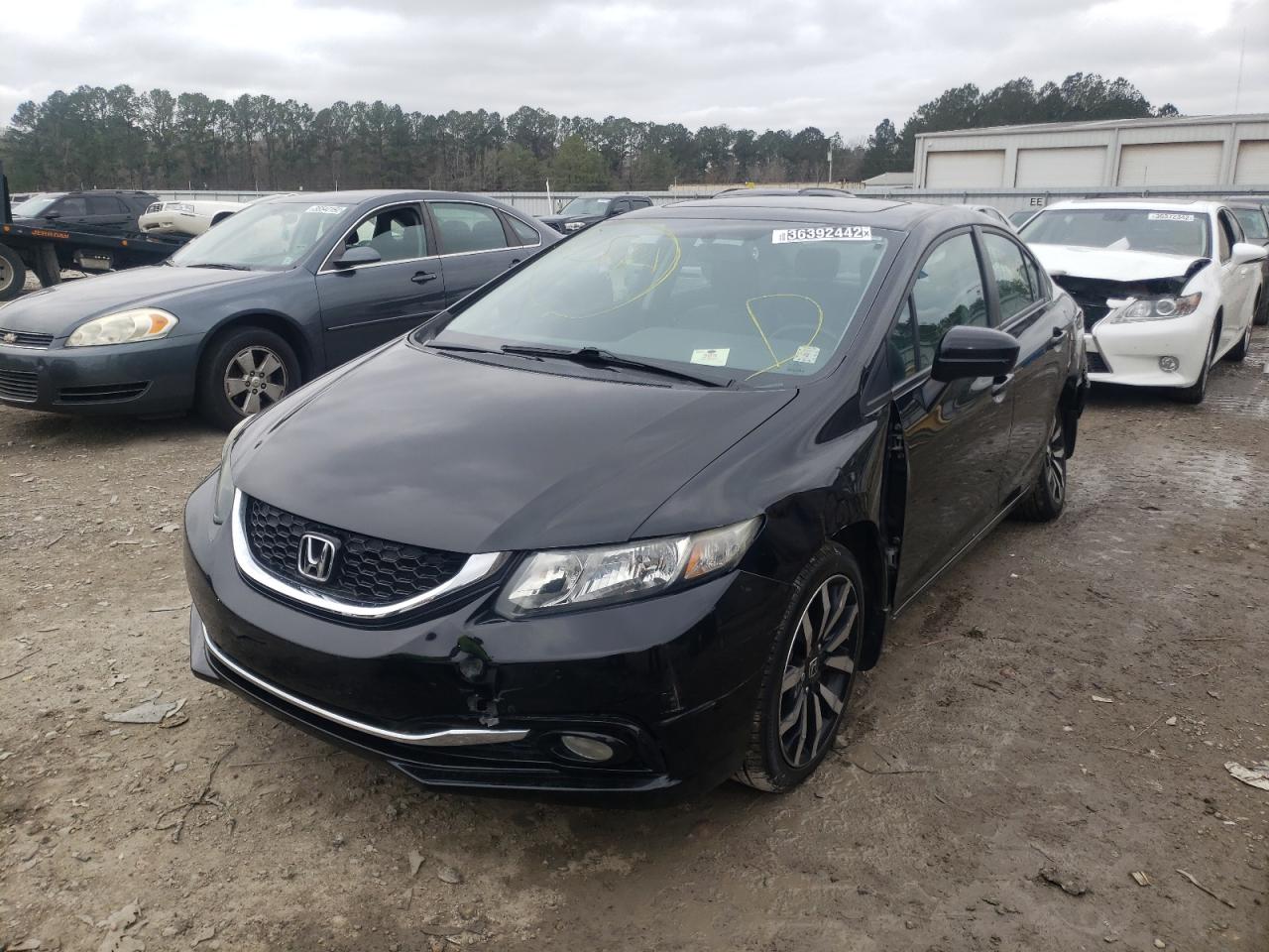 Photo 2 from auction – 2014 HONDA CIVIC EXL with VIN 19XFB2F92EE081510