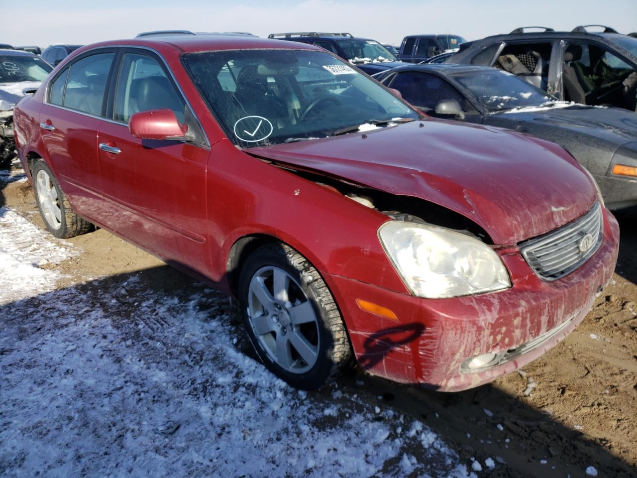 KIA OPTIMA LX 2006 with VIN KNAGE124465028558 - Photo from auction