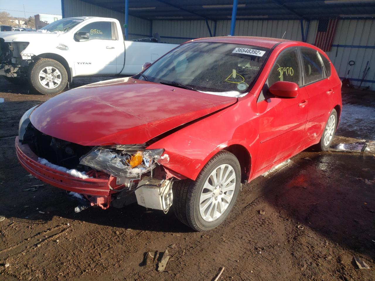 Photo 2 from auction – 2008 SUBARU IMPREZA 2. with VIN JF1GH61658G812870