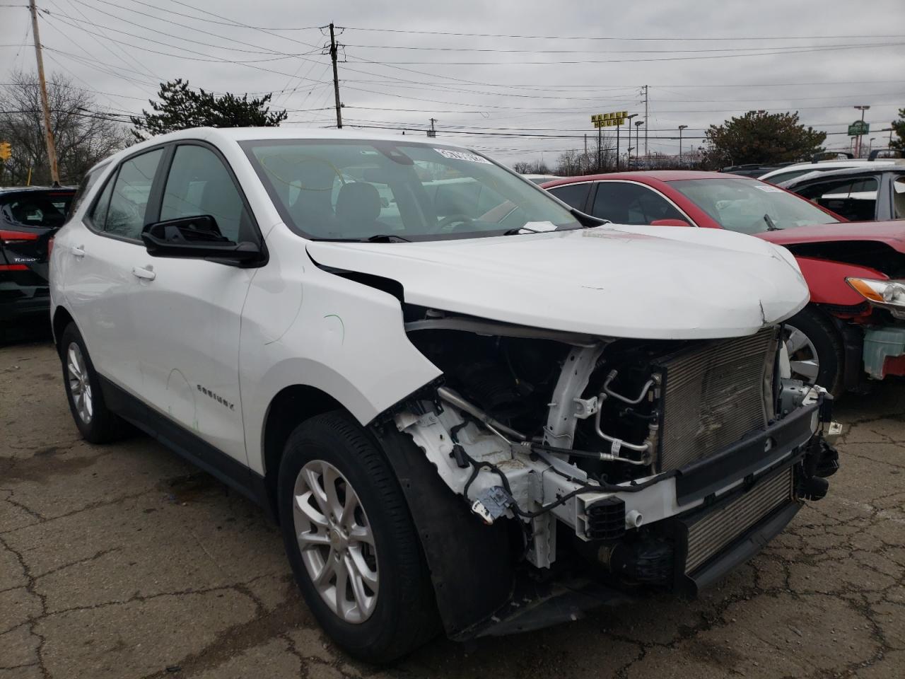 CHEVROLET EQUINOX LS 2020 with VIN 3GNAXSEV2LS620336 - Photo from auction