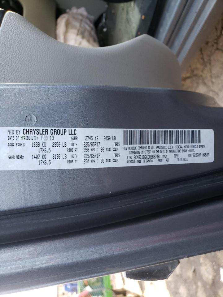 Photo 10 from auction – 2013 CHRYSLER TOWN & COU with VIN 2C4RC1BGXDR689748