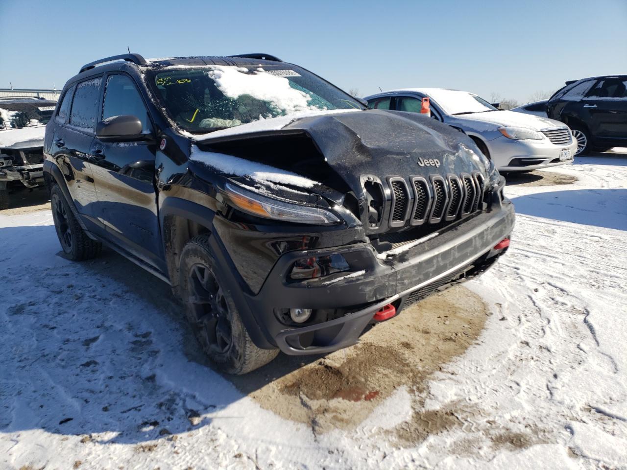 JEEP CHEROKEE T 2018 with VIN 1C4PJMBX8JD550103 - Photo from auction