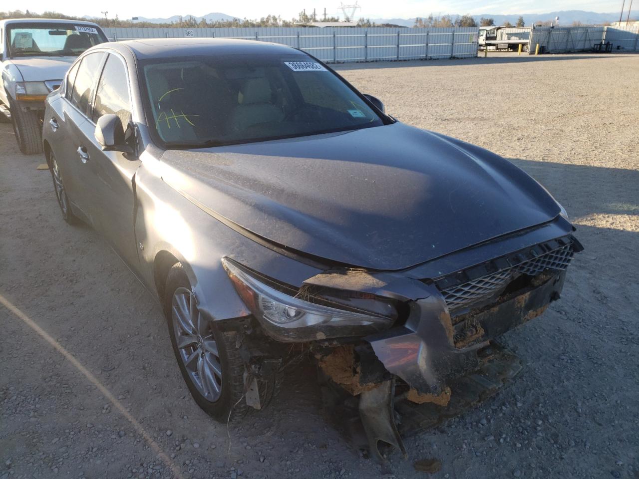 INFINITI Q50 BASE 2015 with VIN JN1BV7AR6FM400231 - Photo from auction