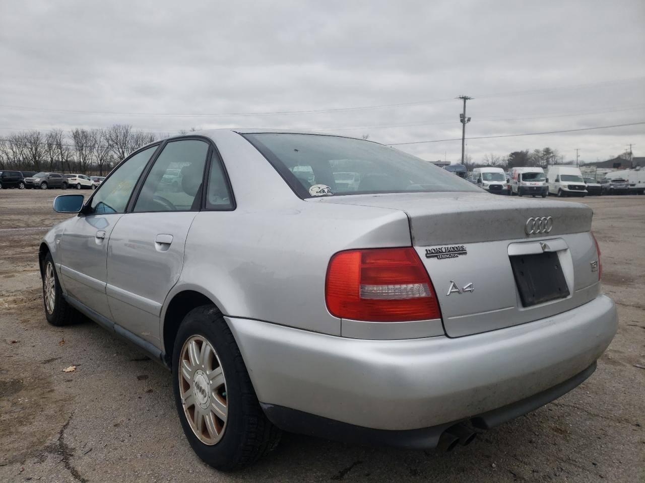 Photo 3 from auction – 2000 AUDI A4 1.8T QU with VIN WAUDC68D5YA182798