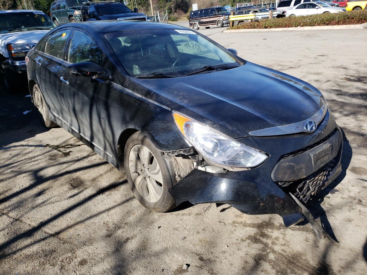 HYUNDAI SONATA HYB 2014 with VIN KMHEC4A40EA111490 - Photo from auction
