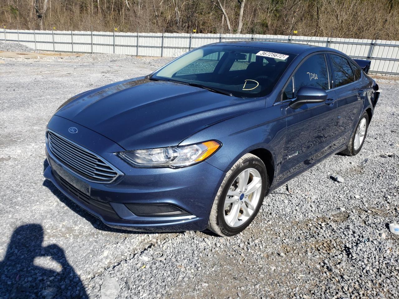 Photo 2 from auction – 2018 FORD FUSION SE with VIN 3FA6P0LU3JR157467