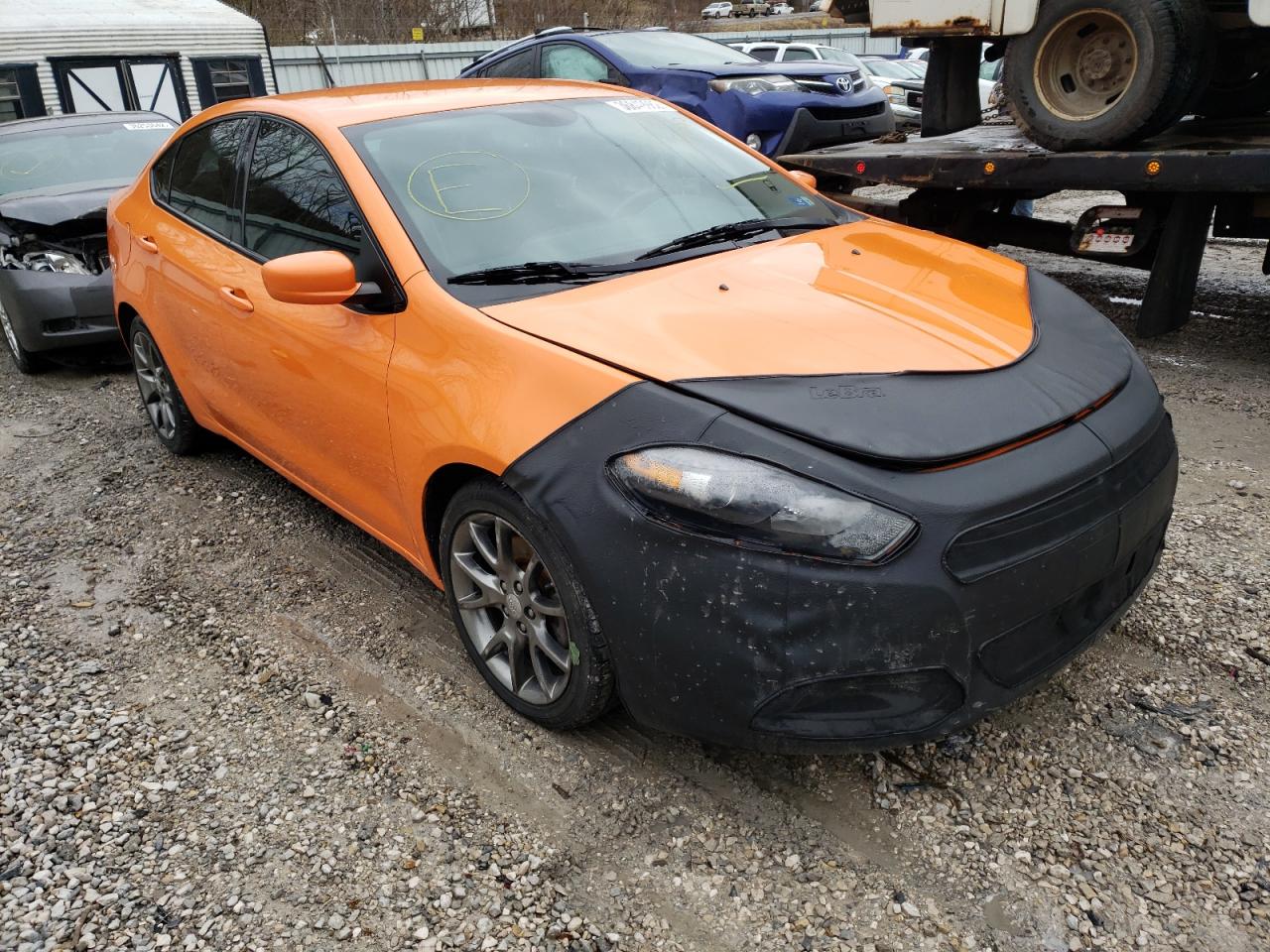DODGE DART SXT 2014 with VIN 1C3CDFBB0ED830100 - Photo from auction