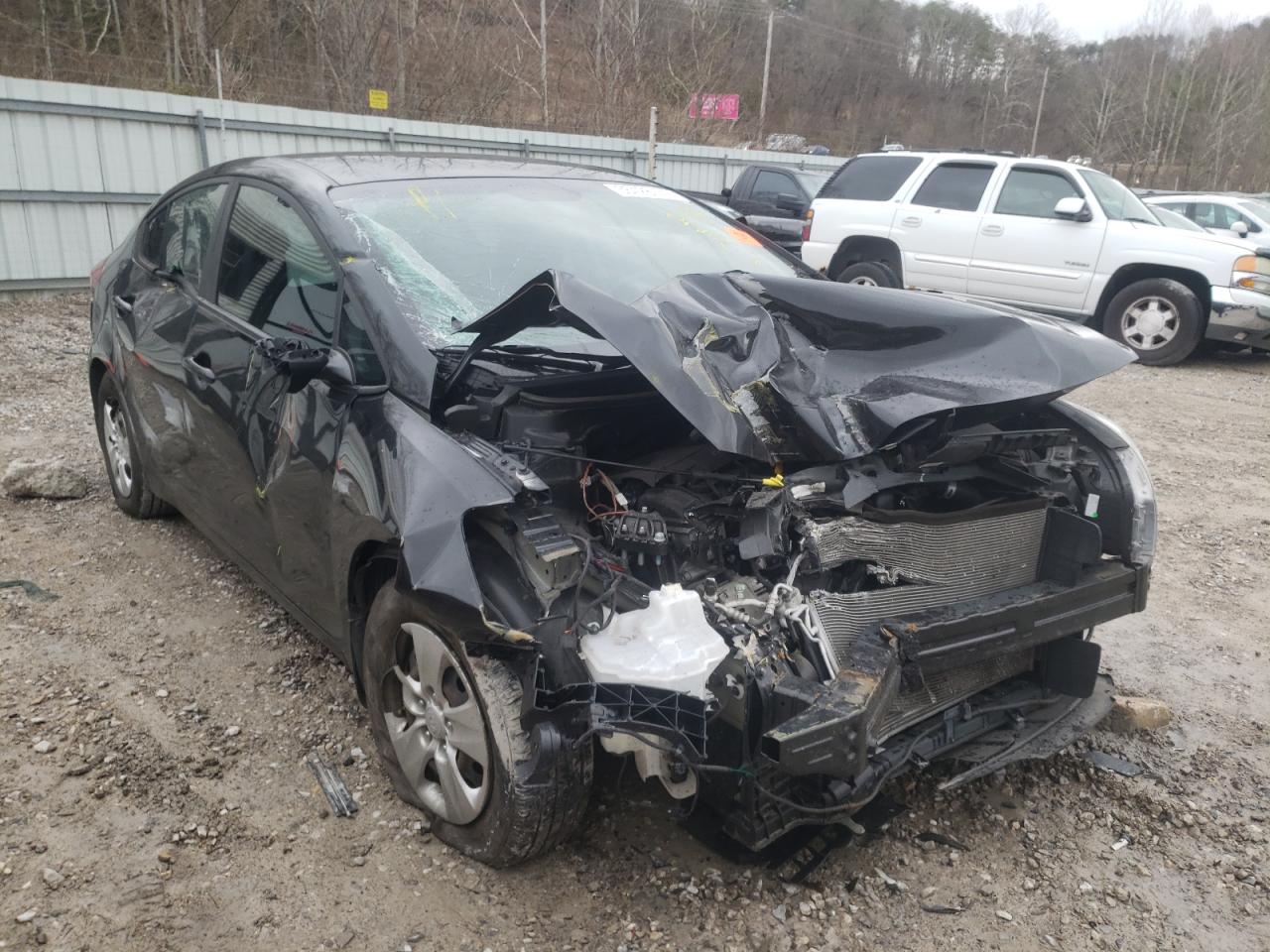 KIA FORTE LX 2017 with VIN 3KPFL4A76HE060923 - Photo from auction
