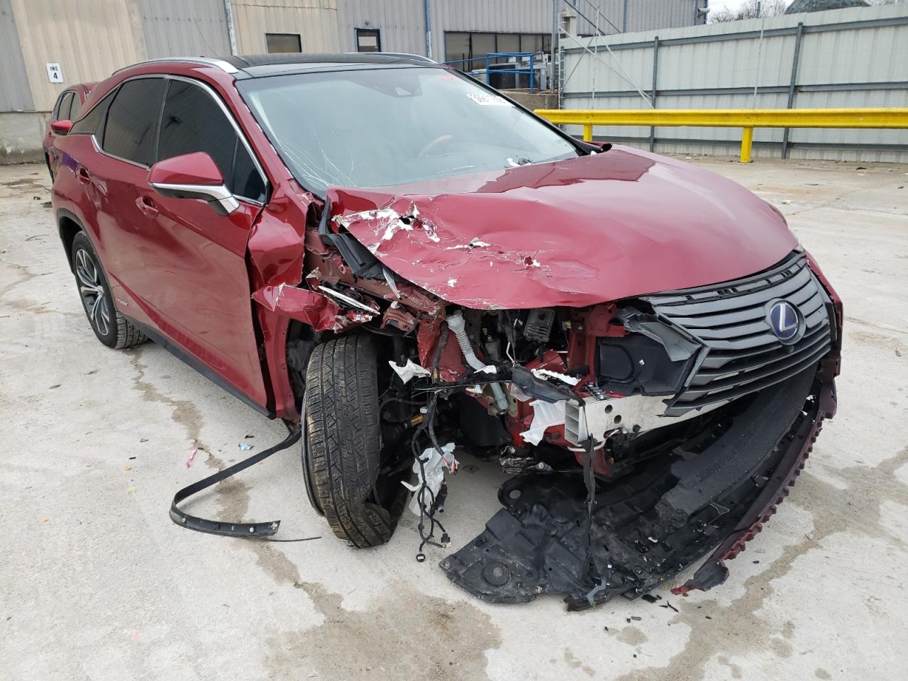 LEXUS RX 450H BA 2016 with VIN 2T2BGMCAXGC002611 - Photo from auction