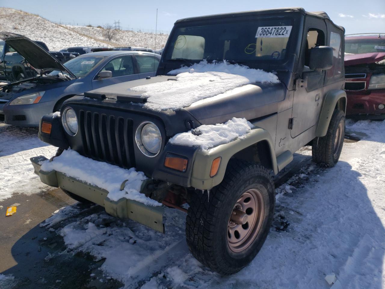 Photo 2 from auction – 2004 JEEP WRANGLER / with VIN 1J4FA29144P734050