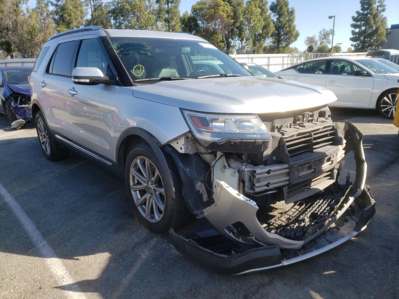 FORD EXPLORER L 2016 with VIN 1FM5K7F81GGA77026 - Photo from auction